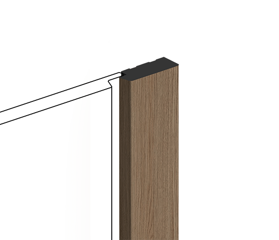 Финишный молдинг LF124B BR417 HI WOOD 31мм х 12мм х 2.7м