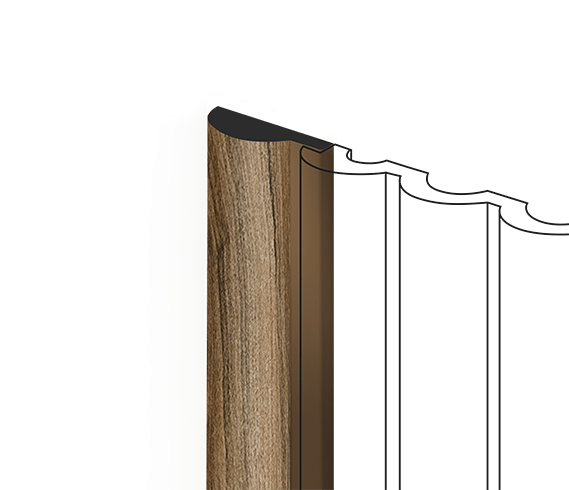Финишный молдинг LF140A BR495 HI WOOD 36мм х 12мм х 2.7м