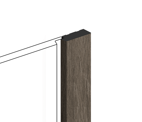 Финишный молдинг LF124B BR490 HI WOOD 31мм х 12мм х 2.7м