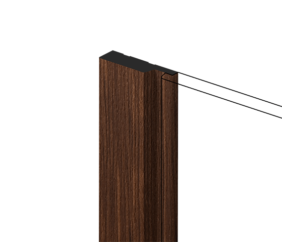 Финишный молдинг LF124A BR396 HI WOOD 42мм х 12мм х 2.7м
