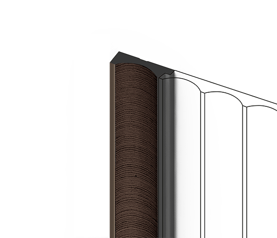 Финишный молдинг LF139A BR354 HI WOOD 32мм х 12мм х 2.7м