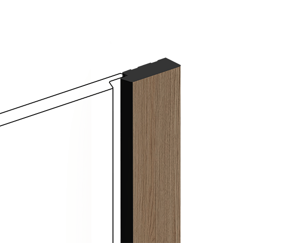 Финишный молдинг LF124B BR417K HI WOOD 31мм х 12мм х 2.7м