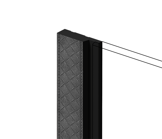 Финишный молдинг LF124A(LE1) GR27K HI WOOD 42мм х 12мм х 2.7м