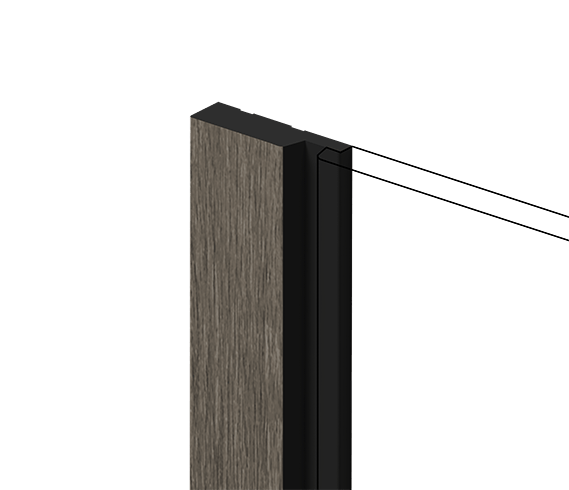 Финишный молдинг LF124A BR490K HI WOOD 42мм х 12мм х 2.7м