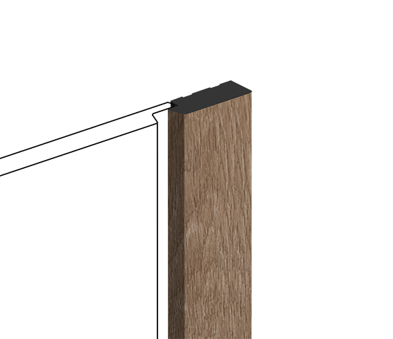 Финишный молдинг LF124B BR416 HI WOOD 31мм х 12мм х 2.7м
