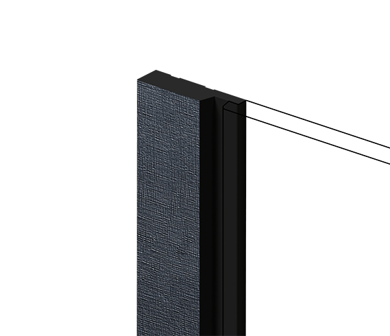 Финишный молдинг LF124A BK114K HI WOOD 42мм х 12мм х 2.7м