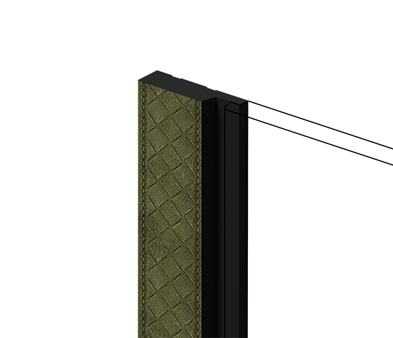 Финишный молдинг LF124A(LE1) GN83K HI WOOD 42мм х 12мм х 2.7м