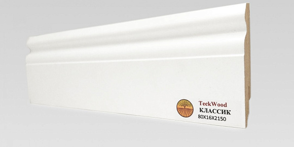 Плинтус Teckwood Белый Классик