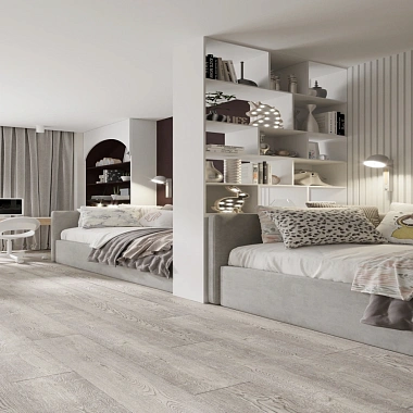 SPC ламинат AlixFloor City Line Дуб йоркширский серый