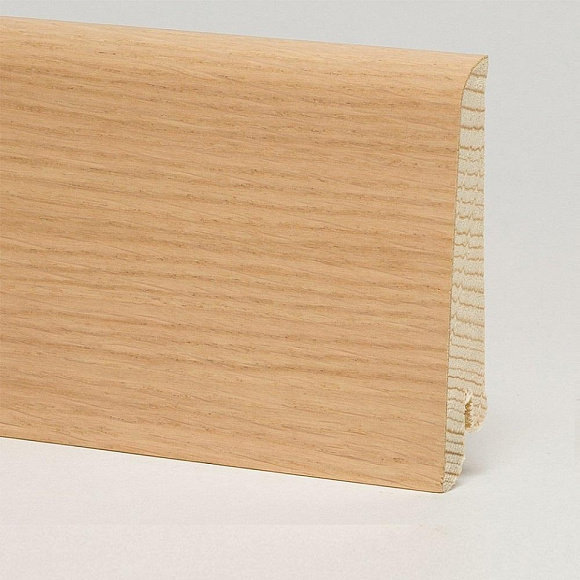 Плинтус Pedross Дуб беленый 80 х 16 мм шпонированный