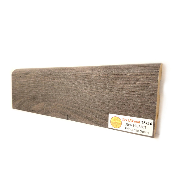 Плинтус Teckwood Дуб Эверест (Oak Everest) 75 мм