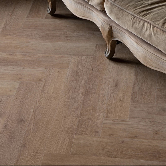 SPC ламинат Vinilam VinilPol Herringbone Паркет Бруно