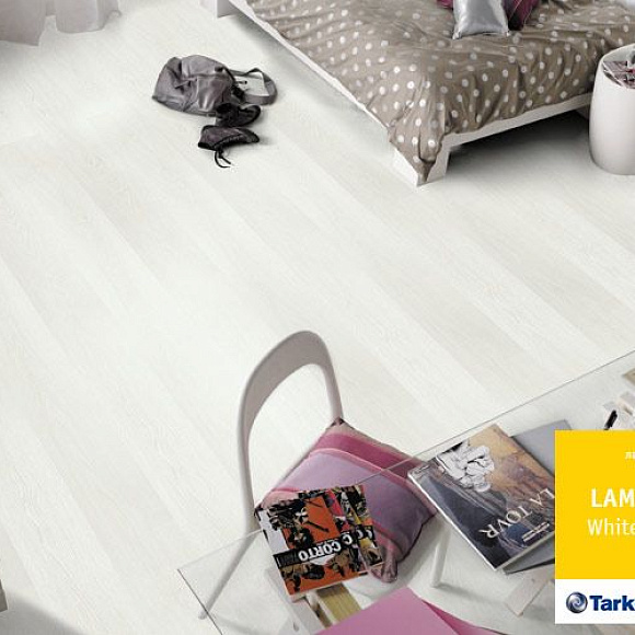 Ламинат Tarkett Laminart Белый шик Ламинат Tarkett Laminart Белый шик