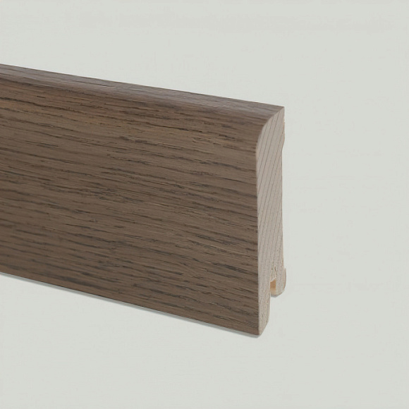 Плинтус Pedross Дуб Оберон Рок Солт 70 х 15 мм шпонированный