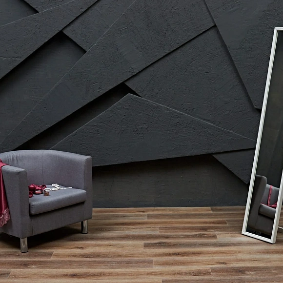 Каменный ламинат SPC Steinholz Хардегг STH012 Тепло-коричневый 1220x180 мм