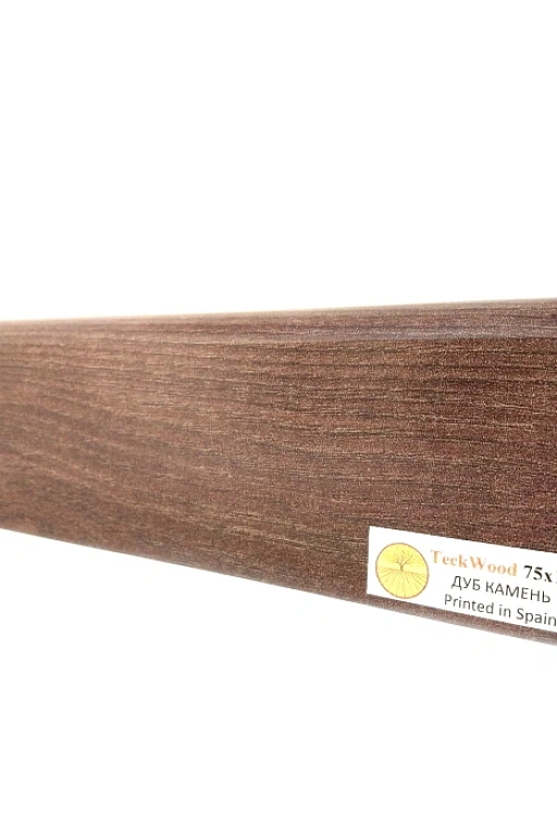 Плинтус Teckwood Дуб Камень (Oak Stone) 75 мм
