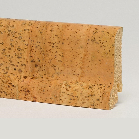 Плинтус Pedross Пробка Рустик 60 х 22 мм шпонированный