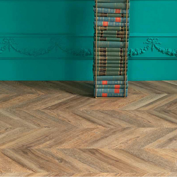 Виниловый пол Vinilam Parquet Chevron Шеврон Нормандия