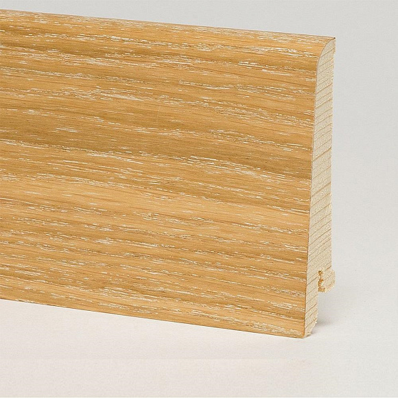 Плинтус Pedross Дуб затертый 80 х 16 мм шпонированный