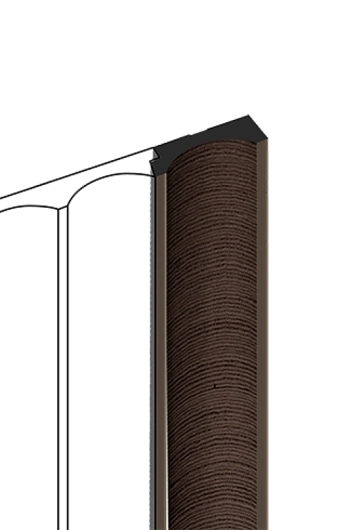 Финишный молдинг LF139B BR354 HI WOOD 34мм х 12мм х 2.7м