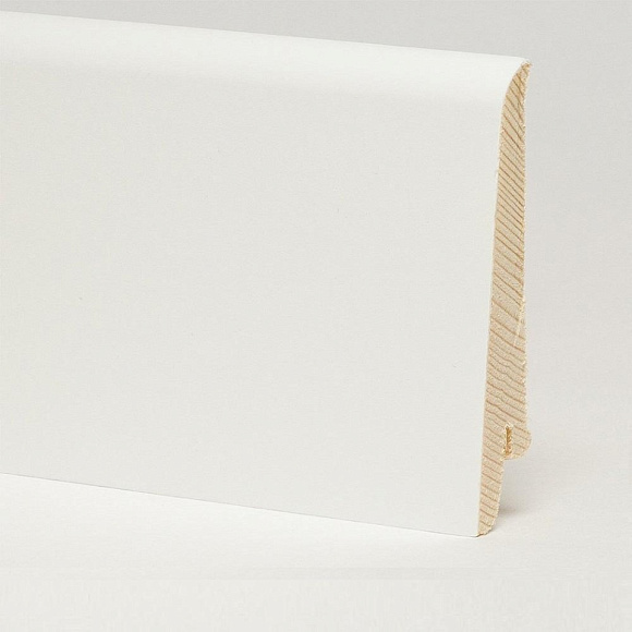 Плинтус Pedross Белый гладкий 80 х 16 мм шпонированный