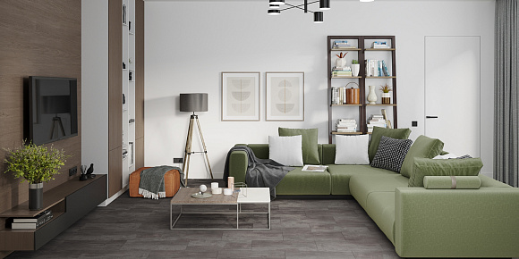 Кварцвиниловый SPC ламинат Damy Floor Ascent Вайсхорн Weisshorn 3053-3 610×305×4