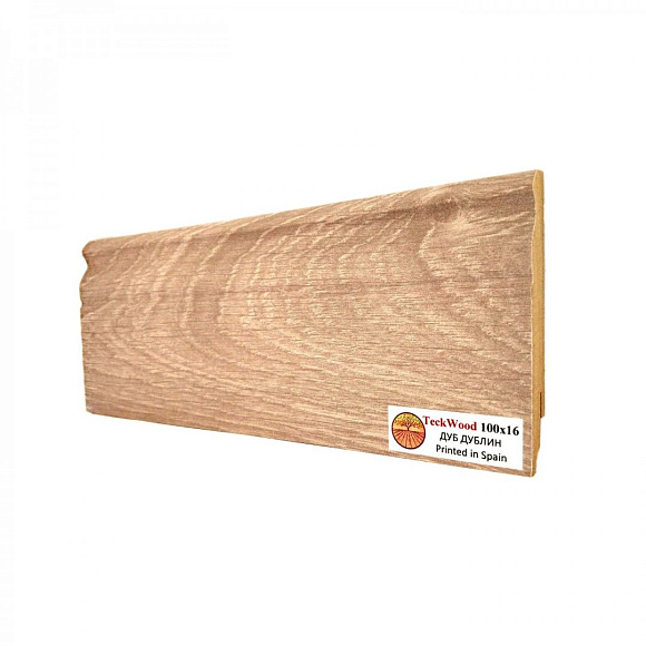 Плинтус Teckwood Дуб Дублин (Oak Dublin) 100мм