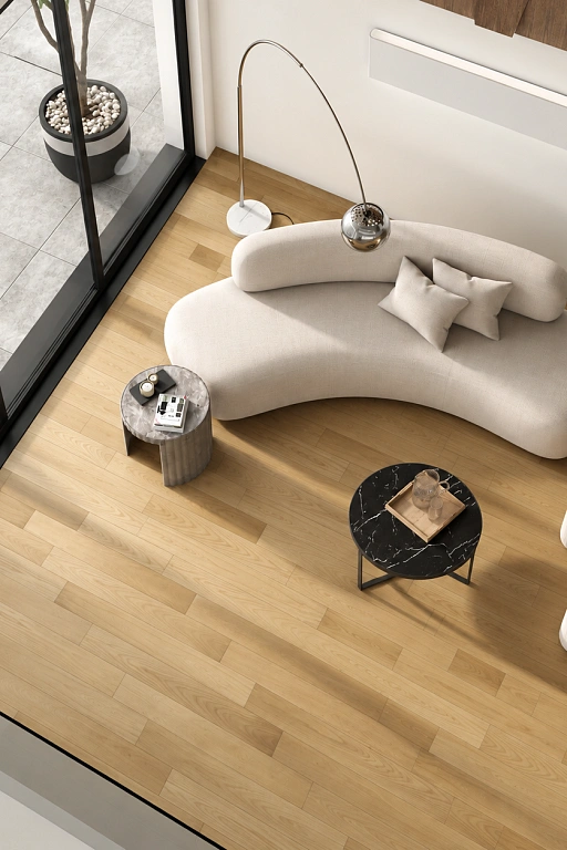 Кварцевый паркет Quartz Parquet Классик Дуб Медовый Раф 463 7/1,2 мм