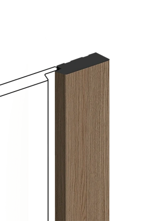 Финишный молдинг LF124B BR417 HI WOOD 31мм х 12мм х 2.7м