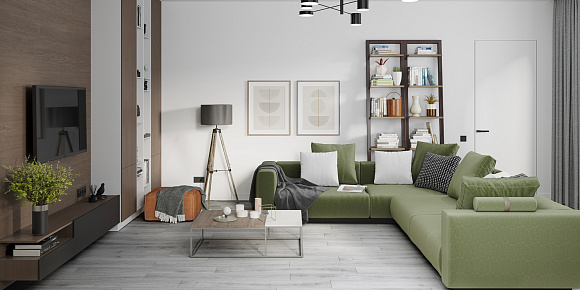 Кварцвиниловый SPC ламинат Damy Floor Family Дуб Альпийский Alpine Oak 1536-2 1220×180×4