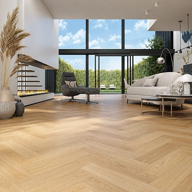 Кварцевый паркет Quartz Parquet Английская Ёлка Дуб Тоскана 33-407 5/0,6 мм