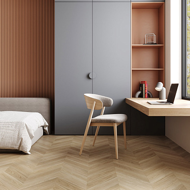 Кварцевый паркет Quartz Parquet Французская ёлка 99-404 Дуб Испанский