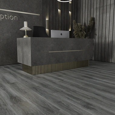 Кварцвиниловая плитка SPC Ideal Flooring Prime Wood 01012 Dark