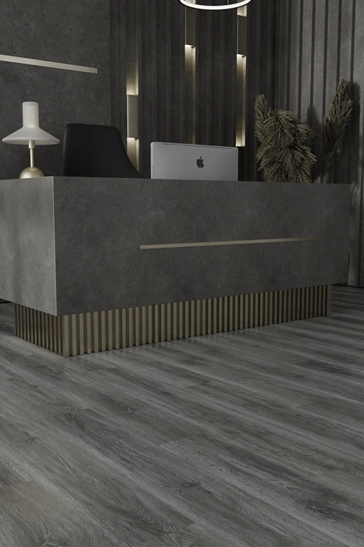 Кварцвиниловая плитка SPC Ideal Flooring Prime Wood 01012 Dark