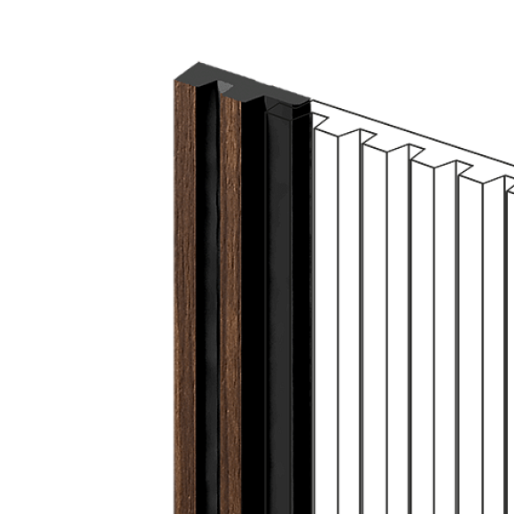 Финишный молдинг LF129A BR396NK HI WOOD 33мм х 11мм х 2.7м Финишный молдинг LF129A BR396NK HI WOOD 33мм х 11мм х 2.7м