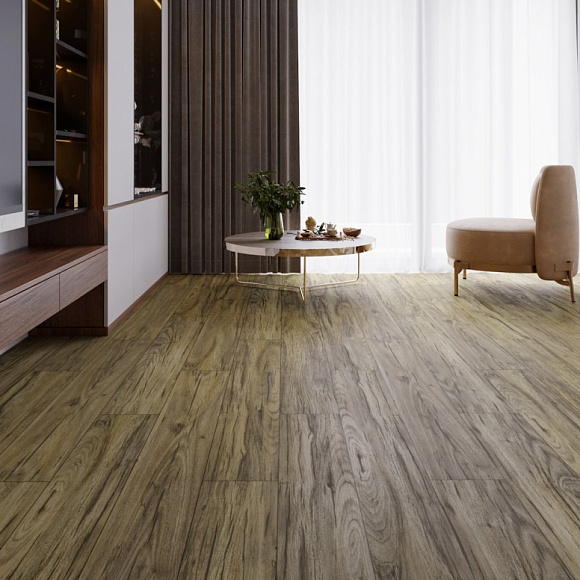 Каменно-полимерная плитка SPC ART EAST ARTEK ART 39, Орех Балтийский (1200х182х4.5мм)