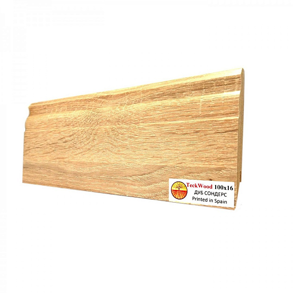 Плинтус Teckwood Дуб Сондерс (Oak Sonders) 100мм