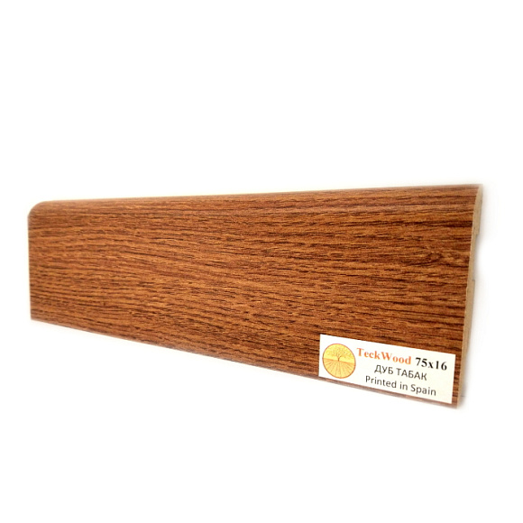 Плинтус Teckwood Дуб Табак (Oak Tobacco) 75 мм