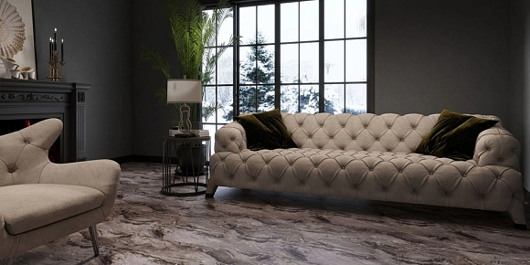 Каменный MSPC ламинат Stone Floor Перуанский Мрамор DCD1-5 MP 1220х234х8 мм