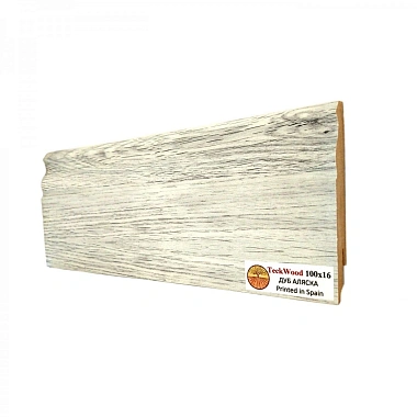 Плинтус Teckwood Дуб Аляска (Oak Alaska) 100мм