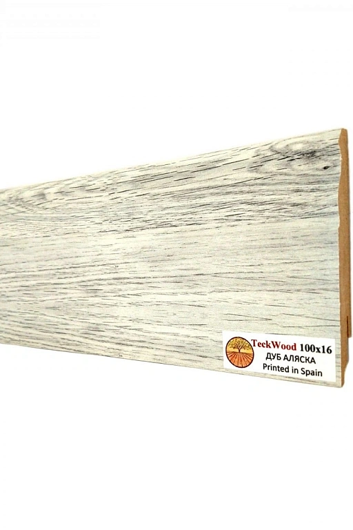 Плинтус Teckwood Дуб Аляска (Oak Alaska) 100мм