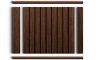 Молдинг D15V2 BR396 HI WOOD 15мм х 15мм х 2.7м