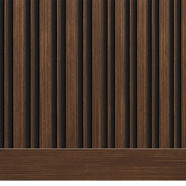 Плинтус B90V1 BR396 HI WOOD 90мм х 14мм х 2.7м