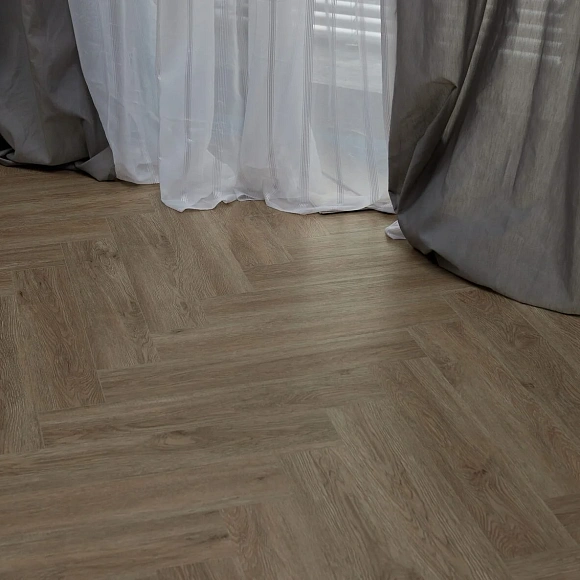 Каменный ламинат SPC Steinholz Ульрих STH034H Золотисто-коричневый 640x128 мм