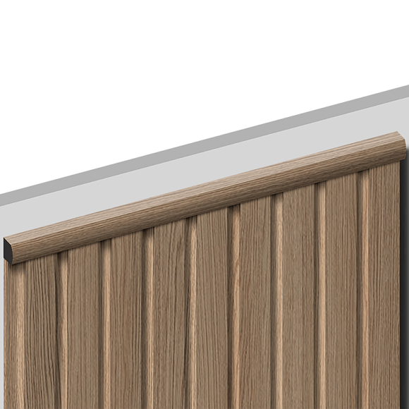 Молдинг D15V2 BR417 HI WOOD 15мм х 15мм х 2.7м