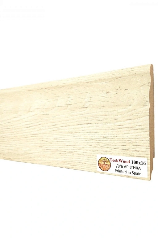 Плинтус Teckwood Дуб Арктика (Arctic Oak) 100мм