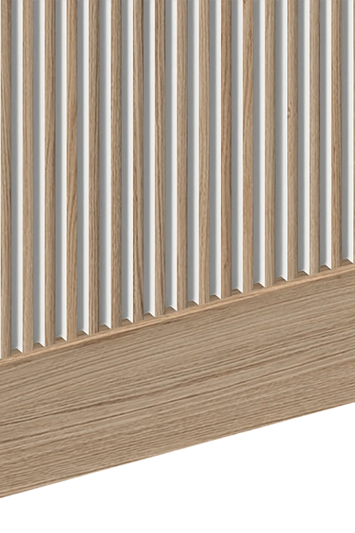 Плинтус B90V1 BR417 HI WOOD 90мм х 14мм х 2.7м
