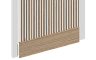 Плинтус B90V1 BR417 HI WOOD 90мм х 14мм х 2.7м