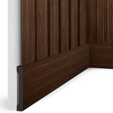 Плинтус B90V1 BR396 HI WOOD 90мм х 14мм х 2.7м