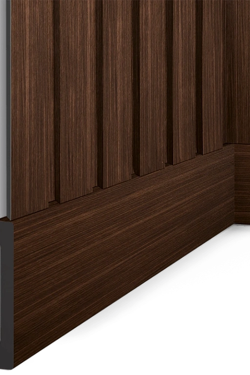 Плинтус B90V1 BR396 HI WOOD 90мм х 14мм х 2.7м